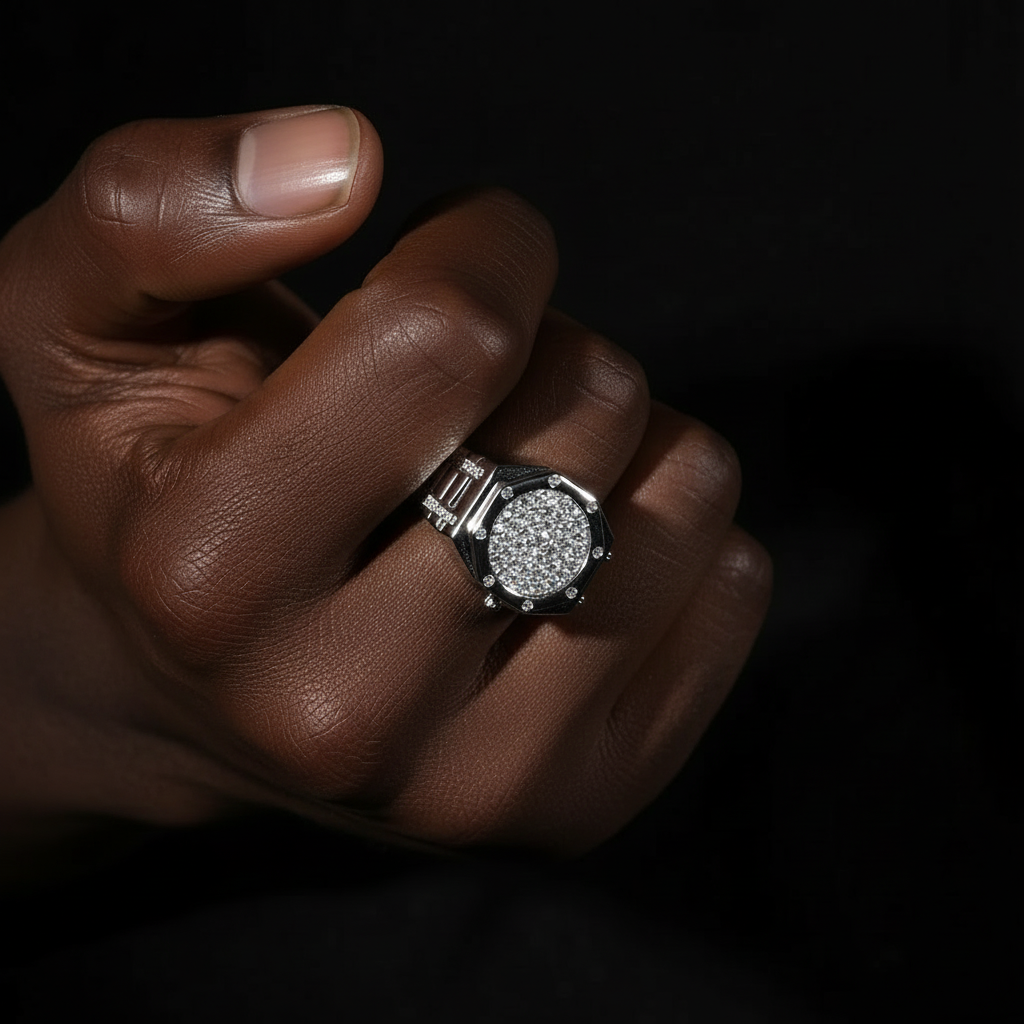 Royal Iced Watch Ring