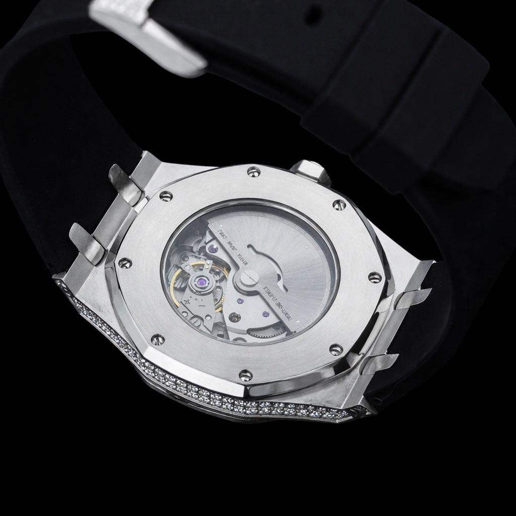 Royal Majestic Baton 42mm – Moissanite Watch