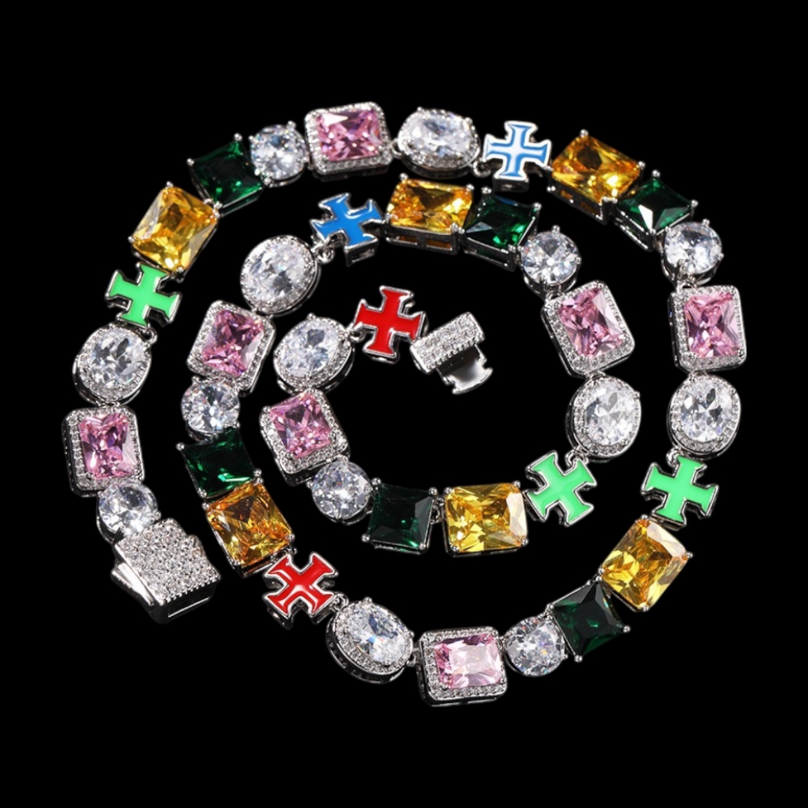 Trinity Spectrum Iced Tennis Chain