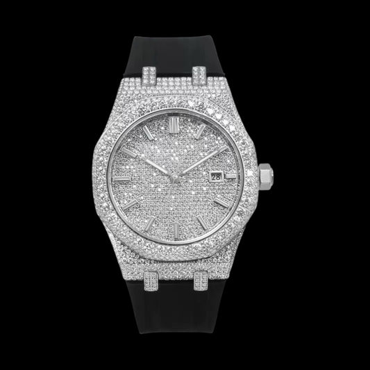 Royal Majestic Baton 42mm – Moissanite Watch