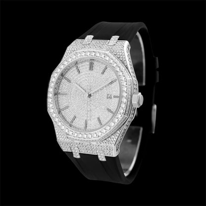 Royal Majestic Baton 42mm – Moissanite Watch