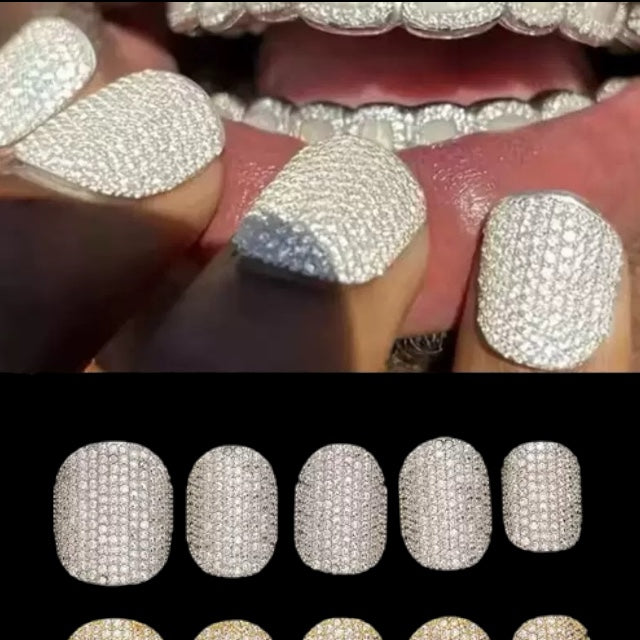 Premium Iced Nagel Grillz Set