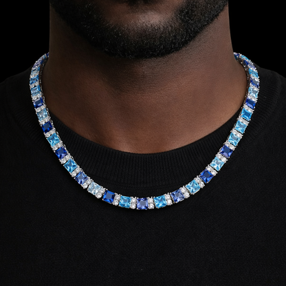Iced Blue Royale Tennis Chain