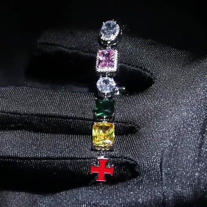 Trinity Spectrum Iced Tennis Chain