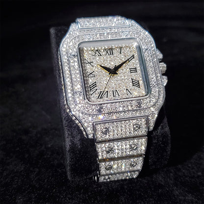 Montre King Square Fully Iced Out