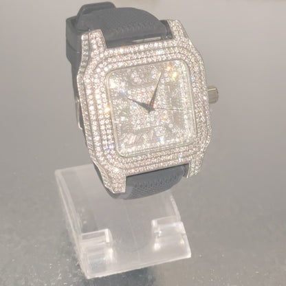 Iced Out King Square watch