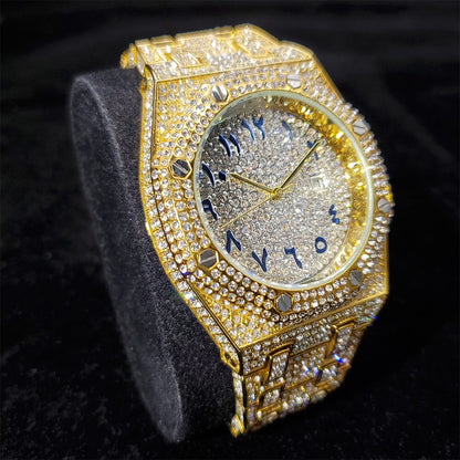 Gold-plated Arabic dial Royal Watch