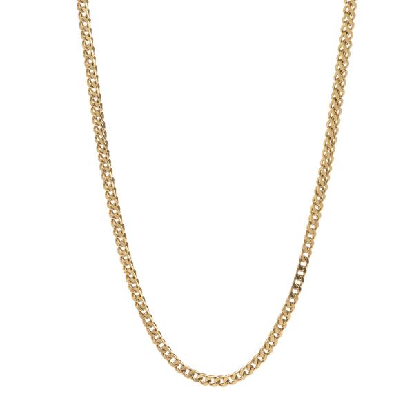 3mm Gold plated Franco Chain