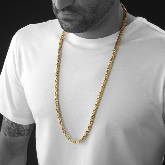 6mm Gold plated King chain