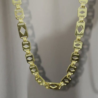 11mm Gold Plated Kingsley Chain
