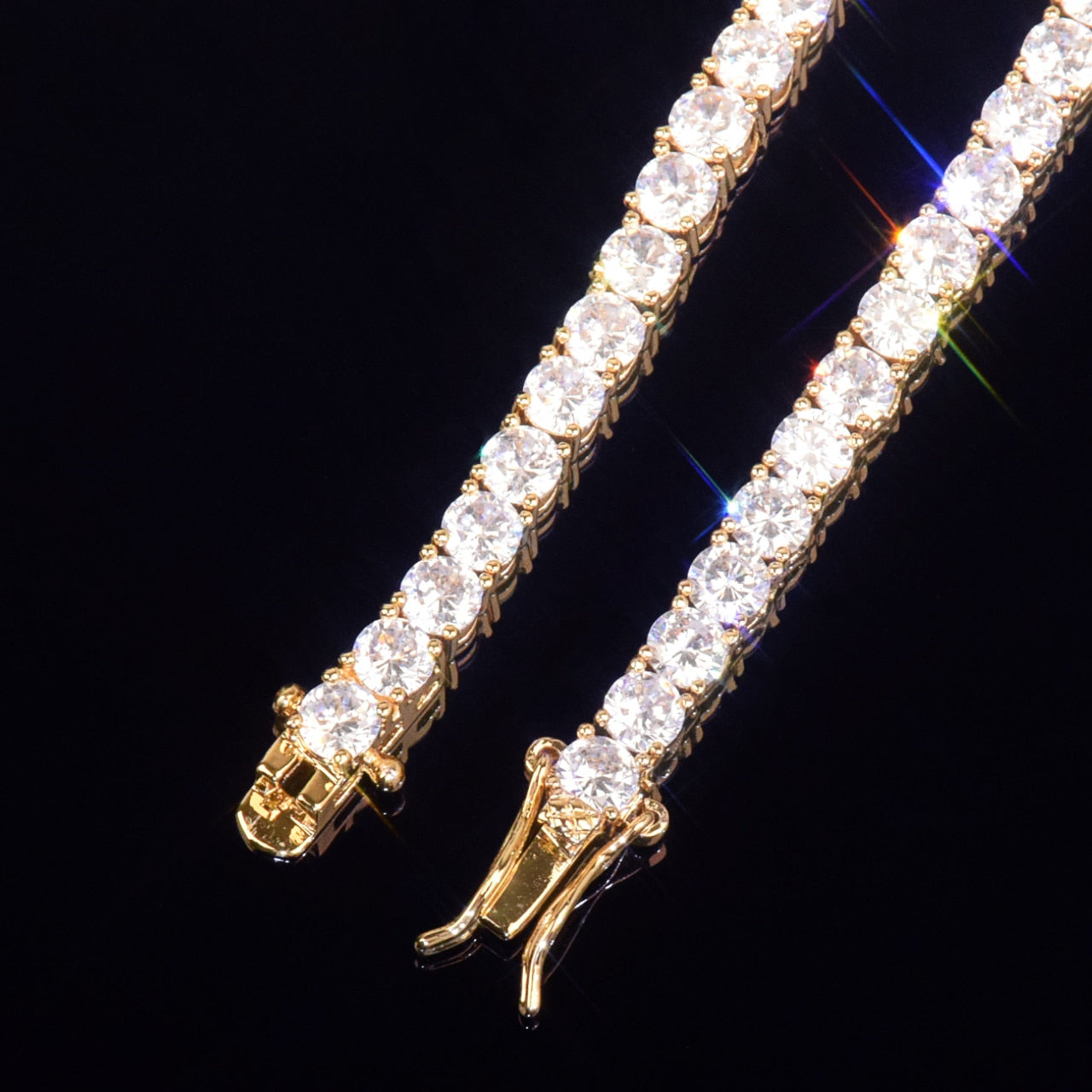 5MM GOLD PLATED TENNIS CHAIN
