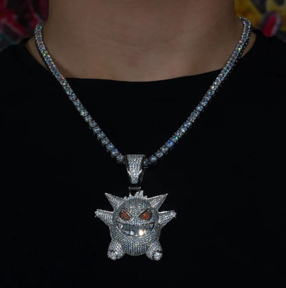 Pendentif Iced Out Gengar