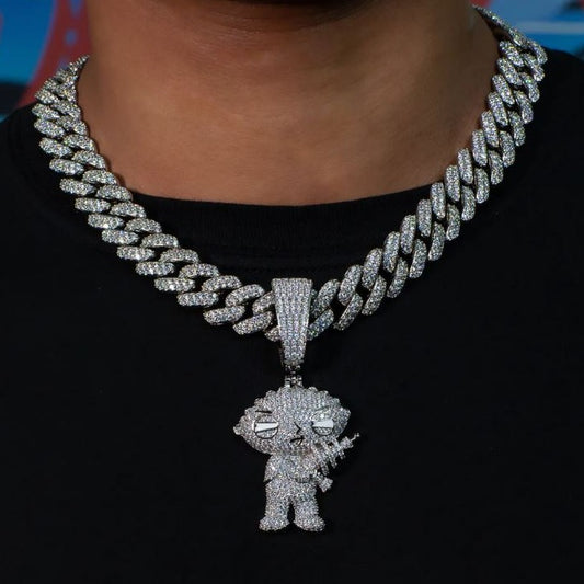 Pendentif Stewie Iced Out
