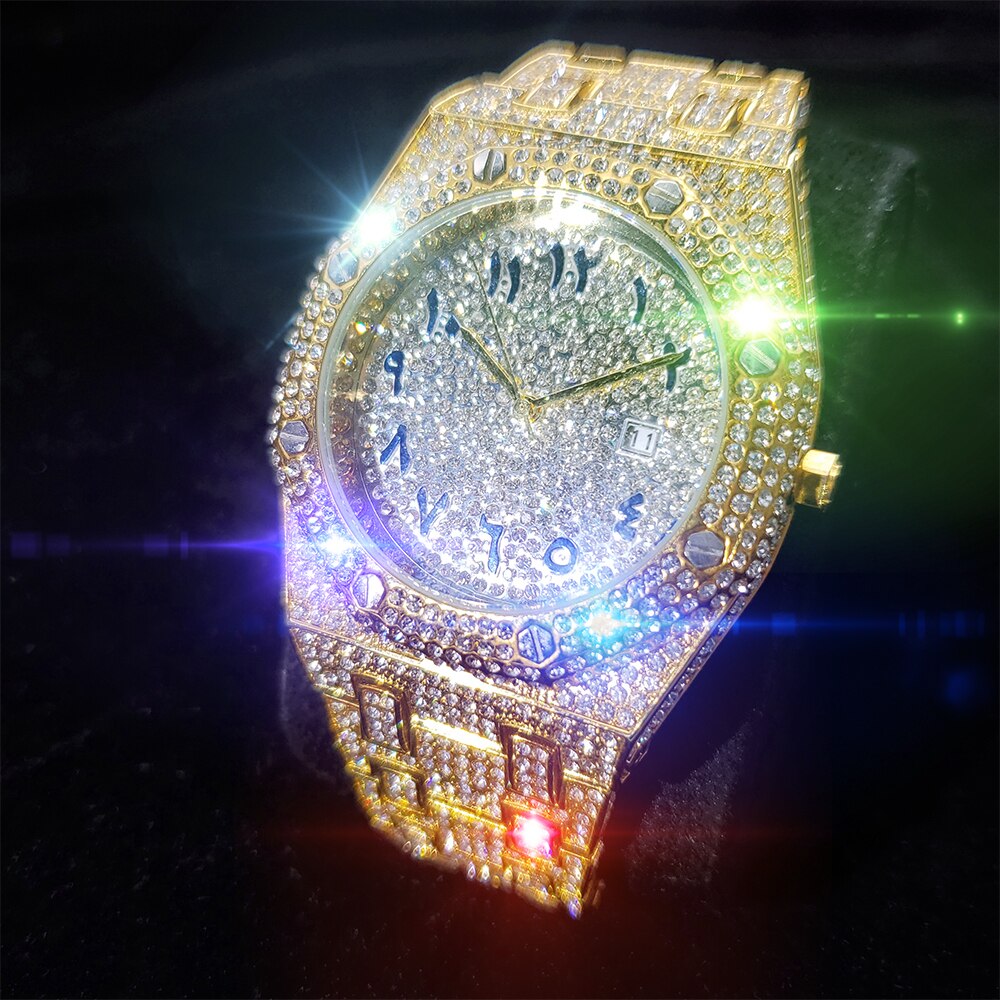Gold plated Arabic dial Royal Watch