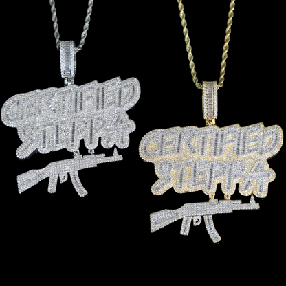 Pendentif Iced Out "Certified Steppa"