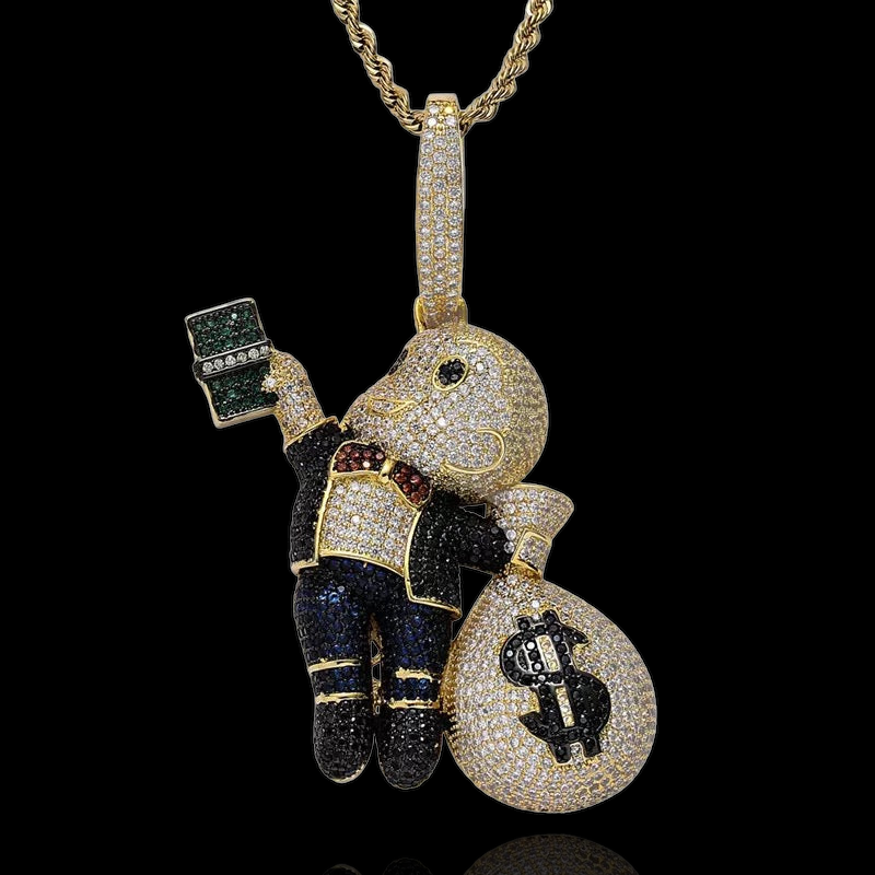 Gold Plated Richie Pendant