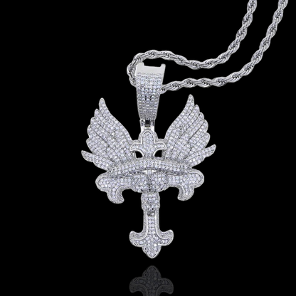 Winged Cross Pendant