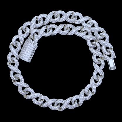 Diamond Infinity Cuban Link Chain