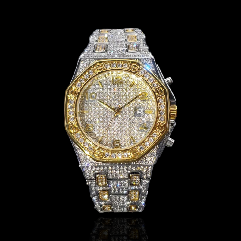 Bicolor | Iced Out Royal Watch