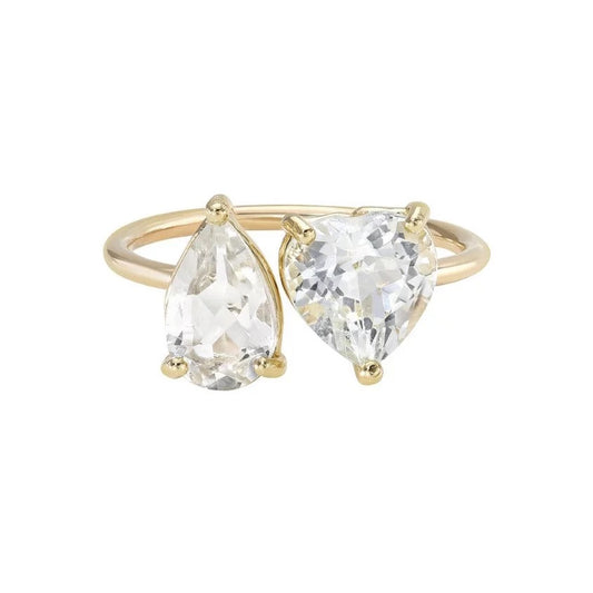 Peer & Hart Ring | 925 Zilver / Gold Plated