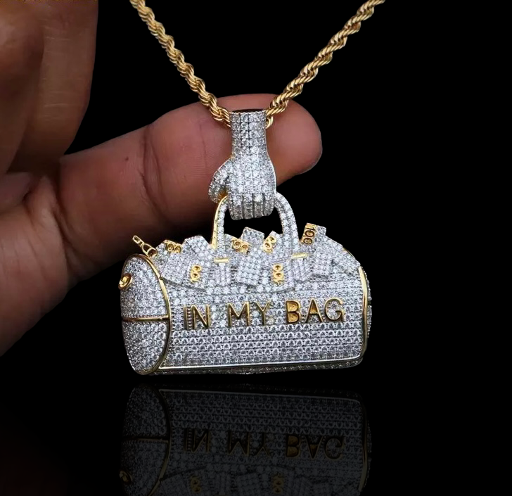 Gold Plated In My Bag Pendant