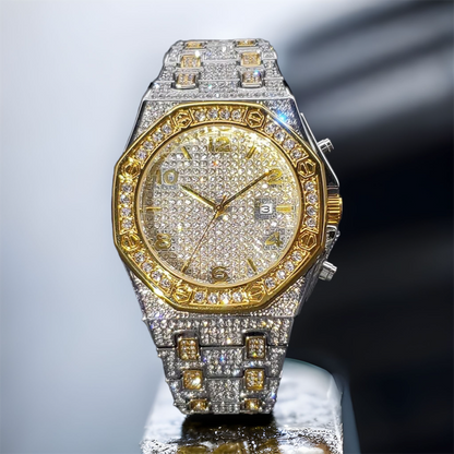 Bicolore | Montre royal iced out
