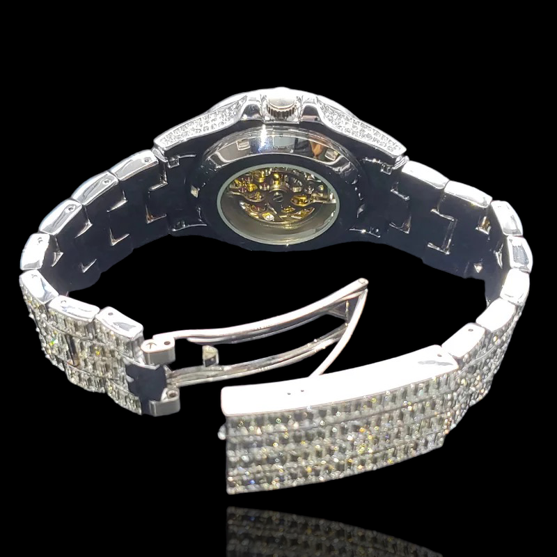 Baguette Diamond Automatic Rollie Watch