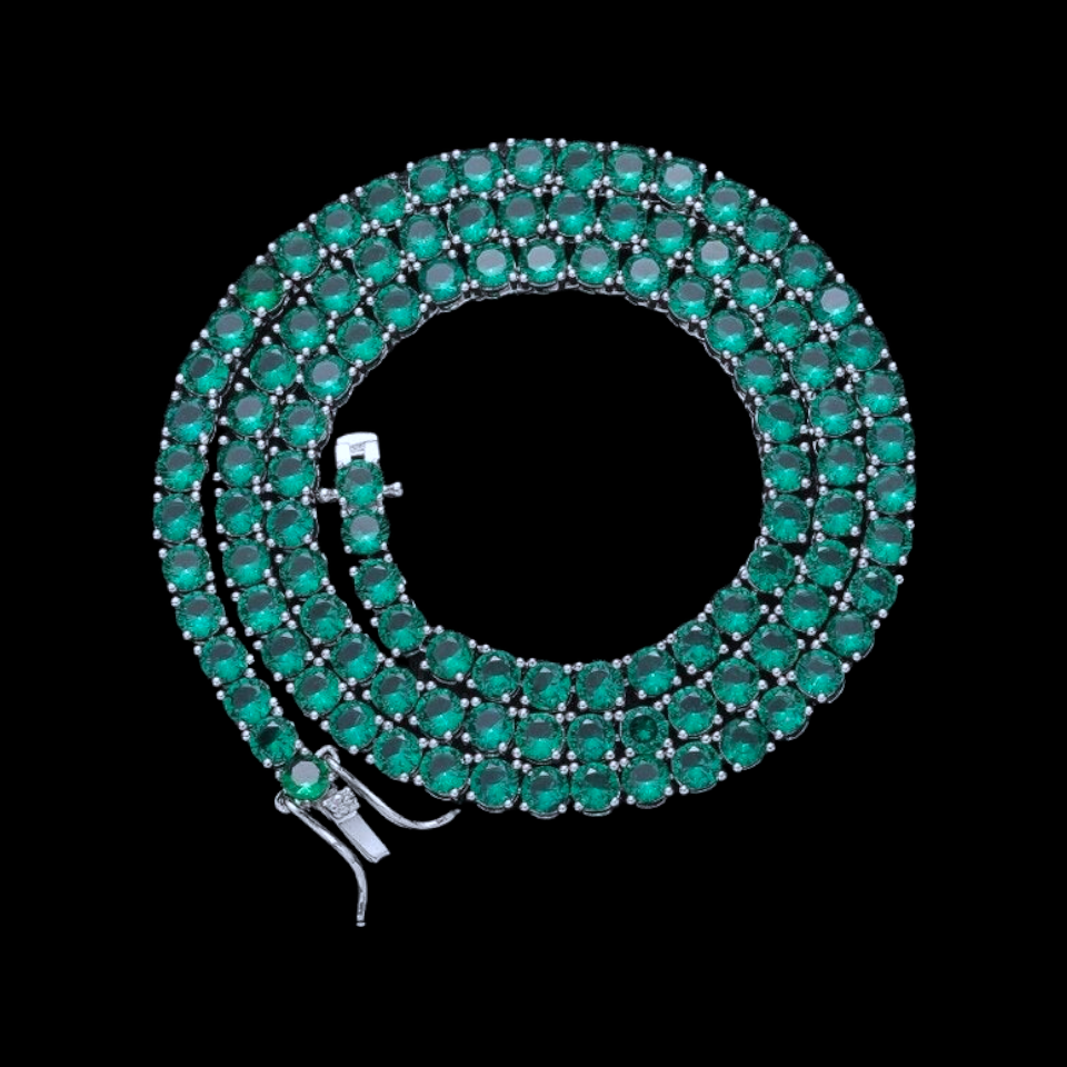 Emerald Green | Tennis Chain