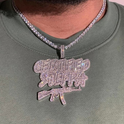 Iced Out “Certified Steppa” Pendant
