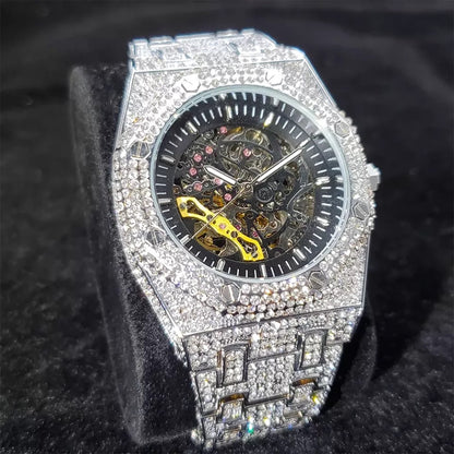 Diamond Automatic Royal Skeleton watch