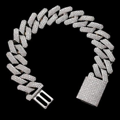 19mm Premium S-Link Cuban Bracelet