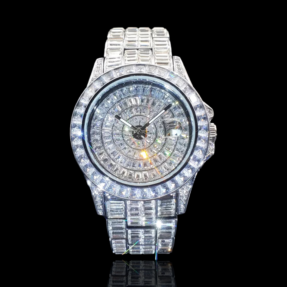 Baguette Diamond Rollie Watch