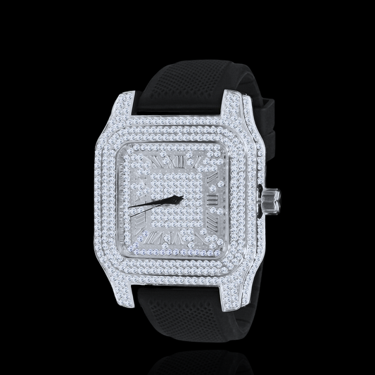 Iced Out King Square horloge