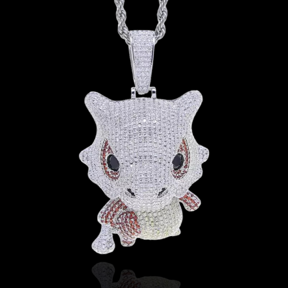 Iced Out Cubone Pendant