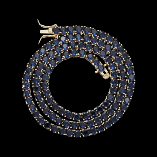 Sapphire Blue | Tennis Chain
