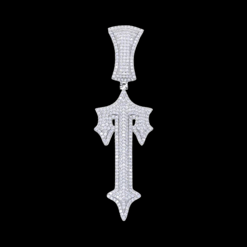Custom letter T pendant