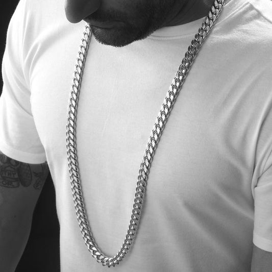 12mm Stainless Steel Miami Cuban Chain