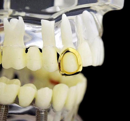 Open Gold plated Tooth