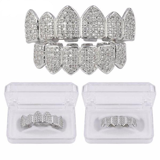 6/6 Iced Out Royal Grillz Set